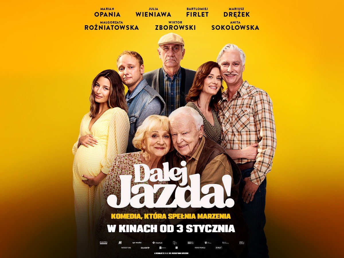 Plakat z premierą filmu Dalej Jazda