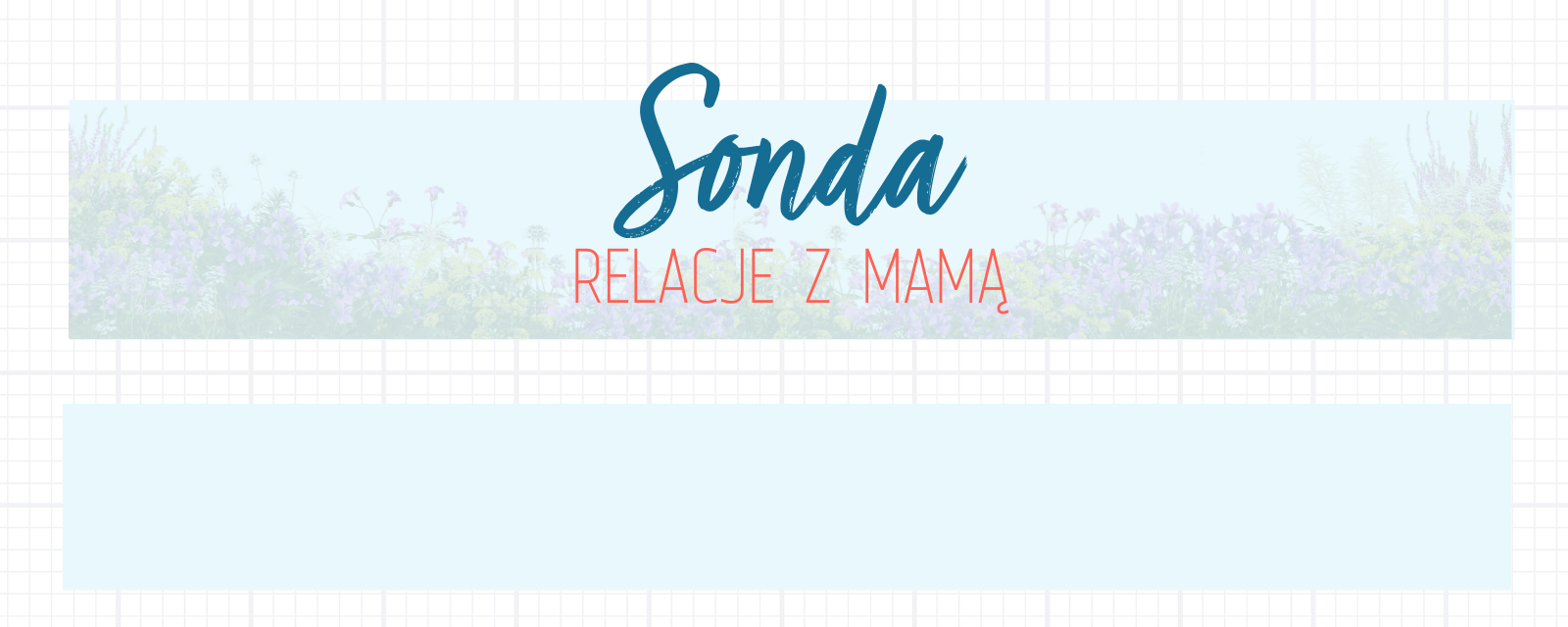 Sonda relacje z mamą