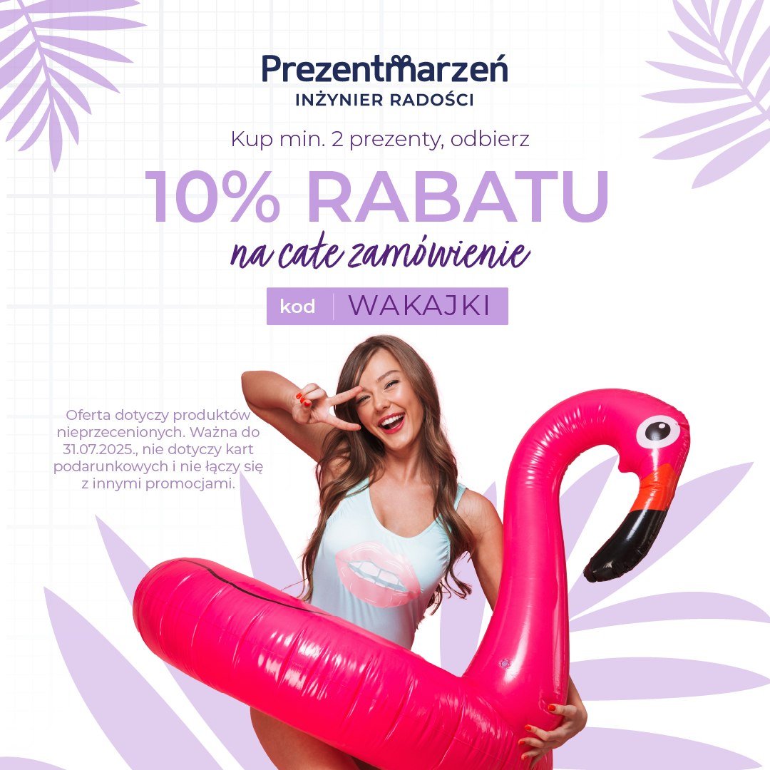 Promocja Wakacyjna 10% zniżki na Prezentmarzeń