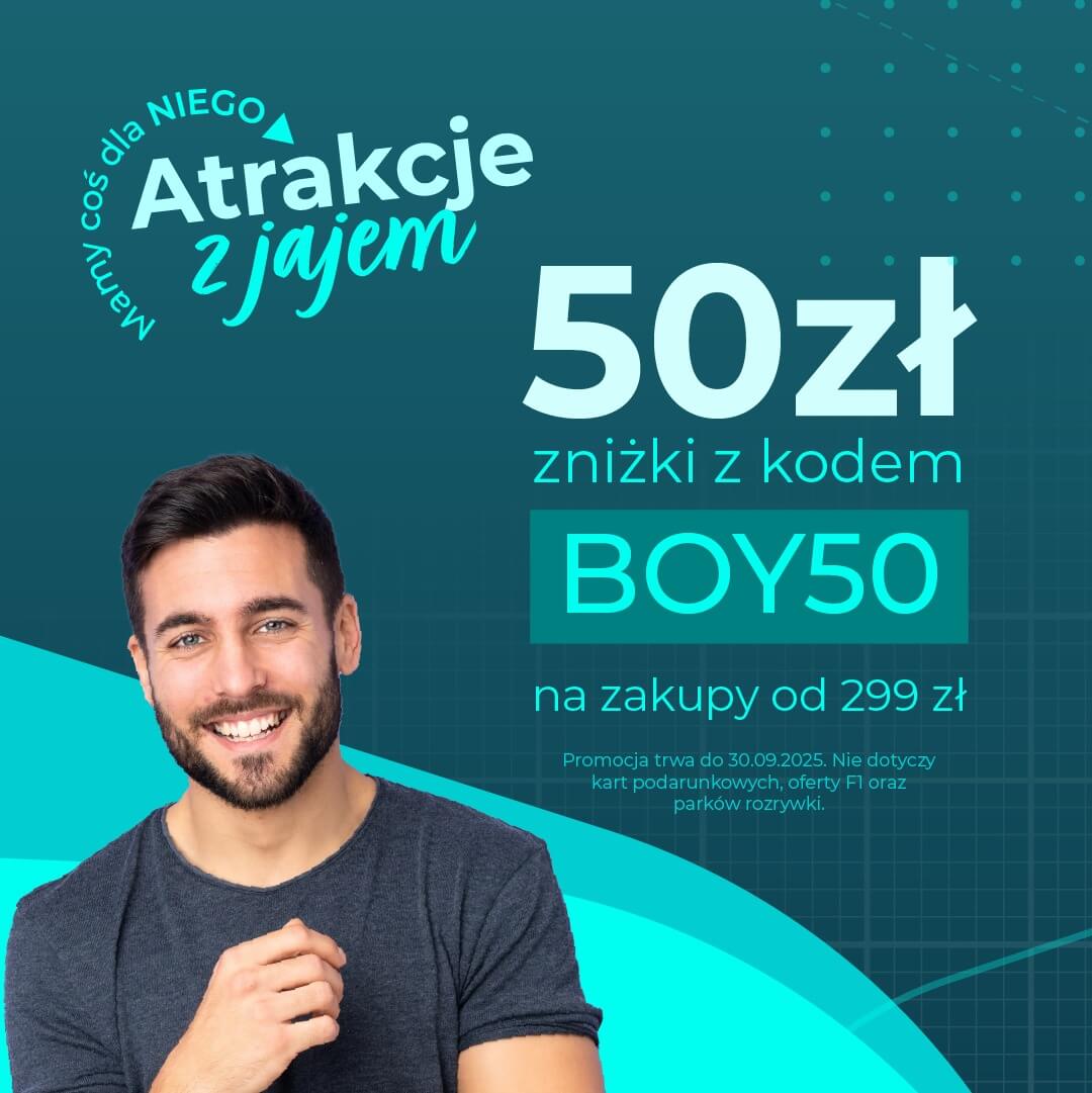 Promocja dzień chłopaka 2025 kod 50zł taniej
