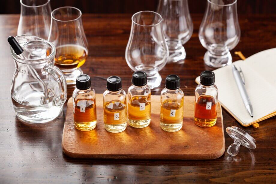 Degustacja whisky i koniaku