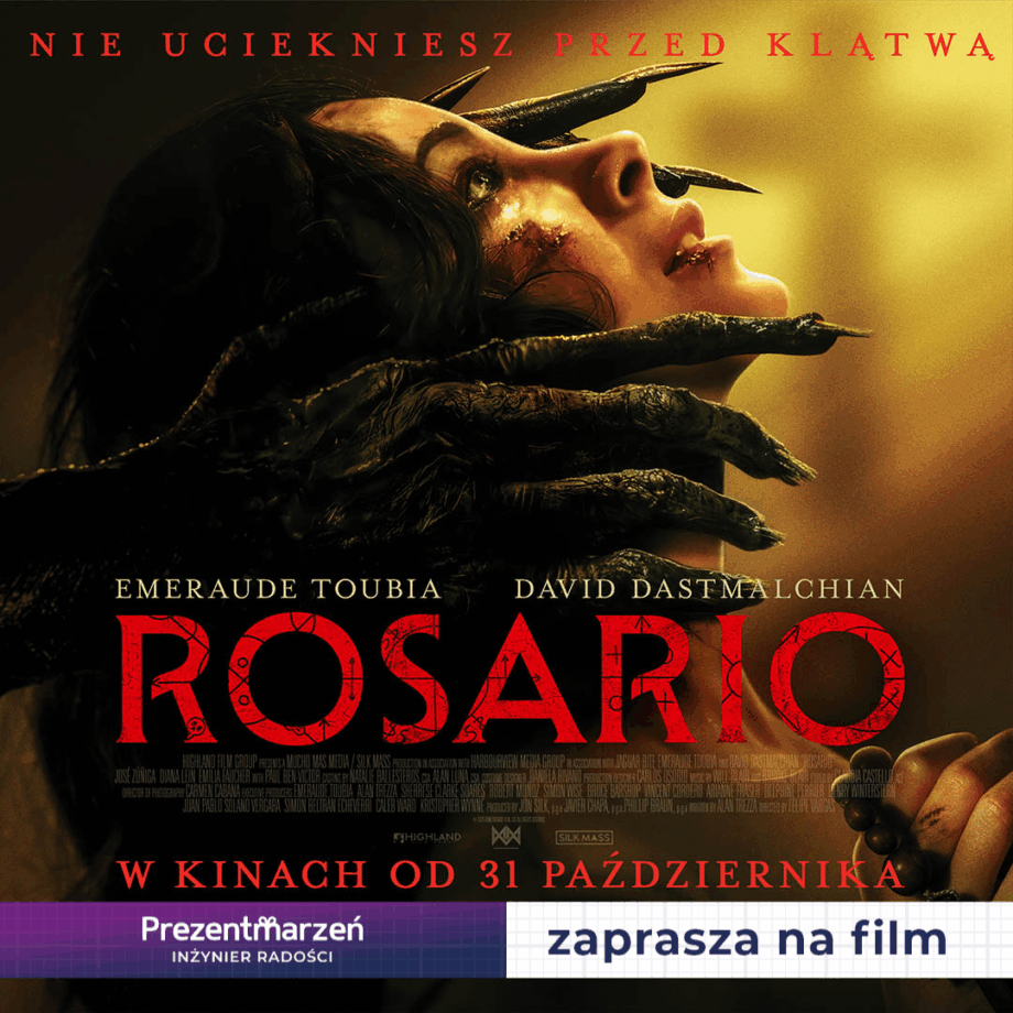 Plakat z premierą filmową