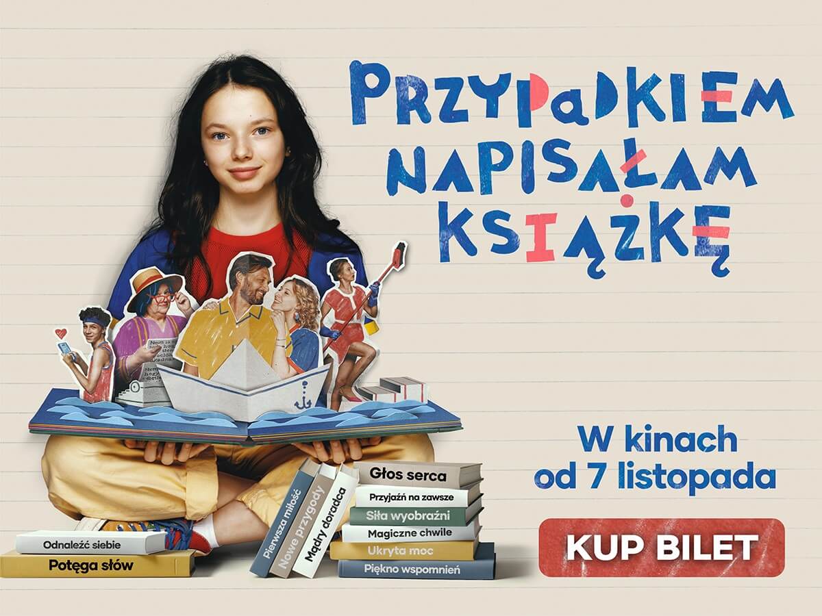 Plakat z premierą filmową