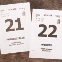 Dzień babci i dziadka. Kalendarz