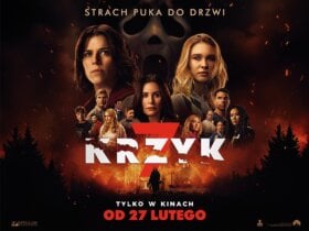 Plakat z premierą filmową