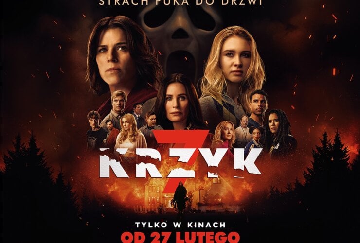 Plakat z premierą filmową