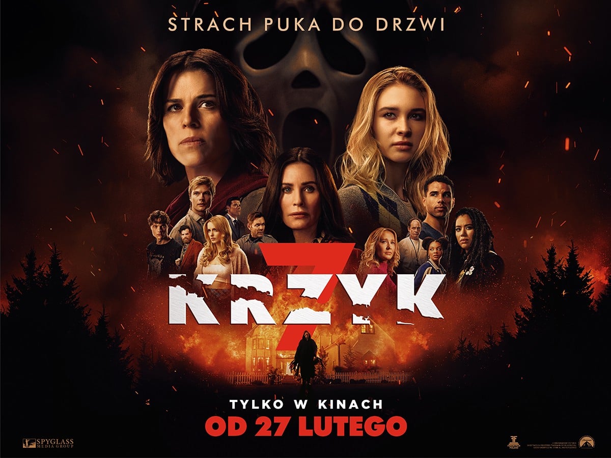 Plakat z premierą filmową