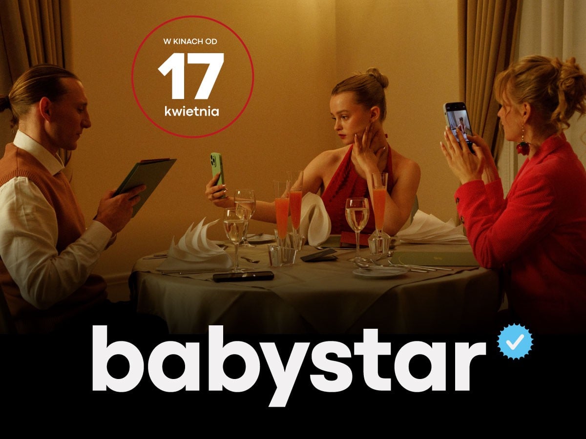 Plakat z premierą filmową