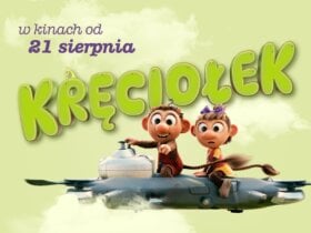Plakat z premierą filmową