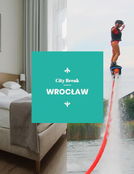 Pobyt w hotelu**** z flyboardem – Wrocław