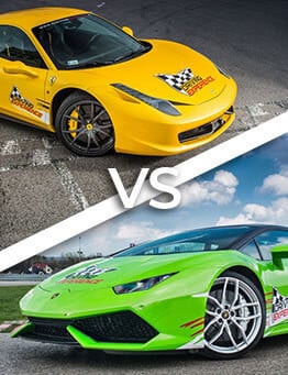 Jazda Lamborghini Huracan vs Ferrari Italia 