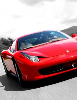 Jazda Ferrari 458 Italia dla dziecka jako pasażer