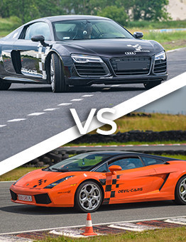 Jazda Lamborghini vs Audi R8 V10
