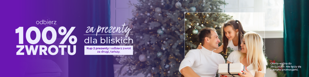 100% zwrotu - promocja świąteczna