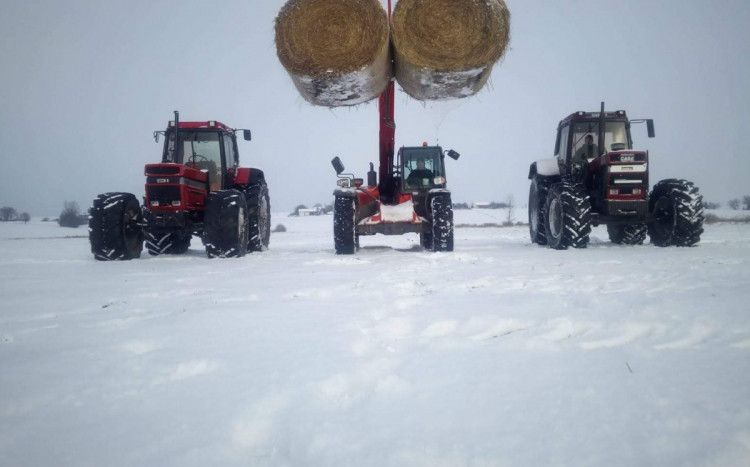 Maszyny rolnicze zimą