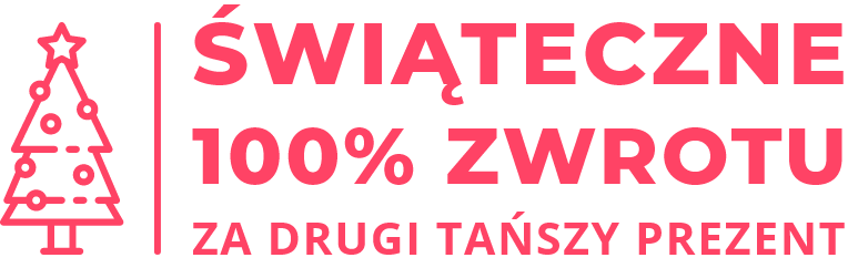 Świąteczne 100% zwrotu za drugi prezent